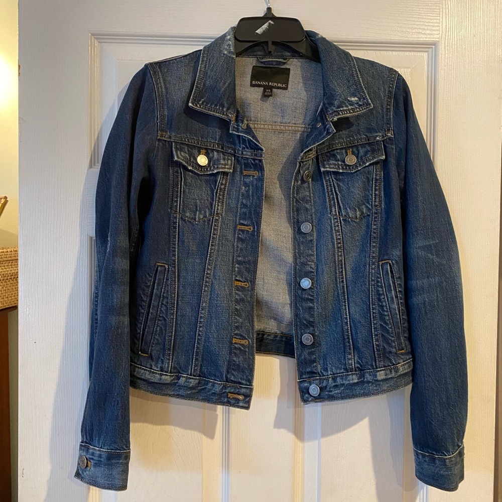 Jean Denim Jacket Banana Republic XS